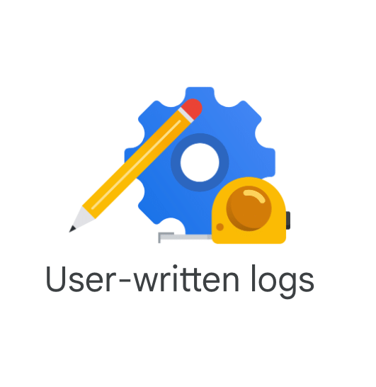 User-written logs icon