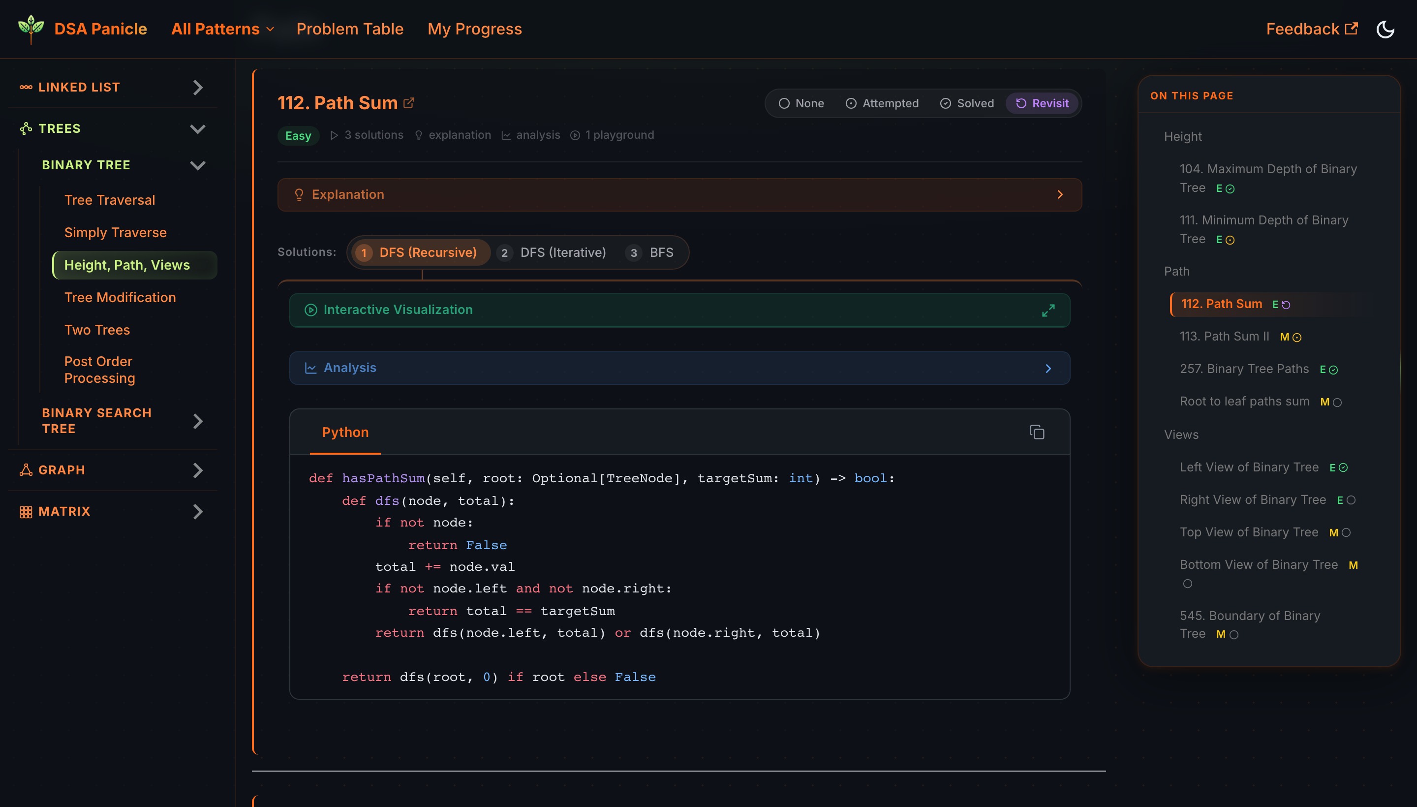 Pattern page preview